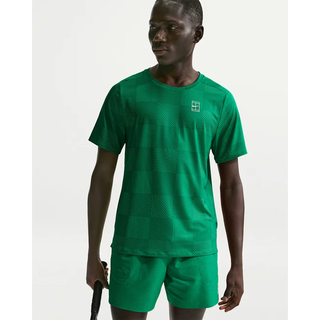 Nike Men's Advantage Print Tee - Malachite - Image 4