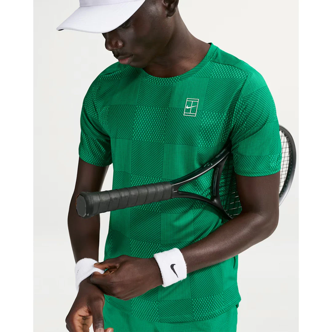 Nike Men's Advantage Print Tee - Malachite - Image 6