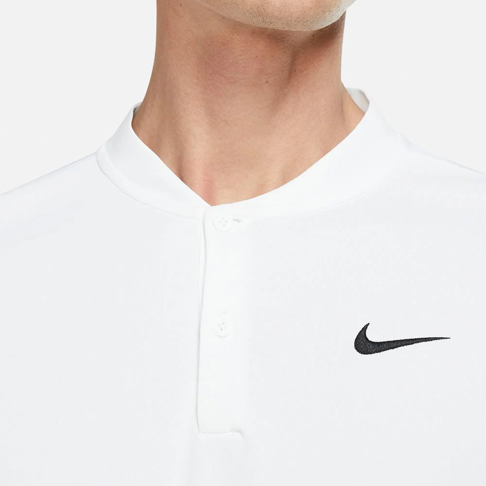 Nike Men's Blade Henley Polo - White - Image 4