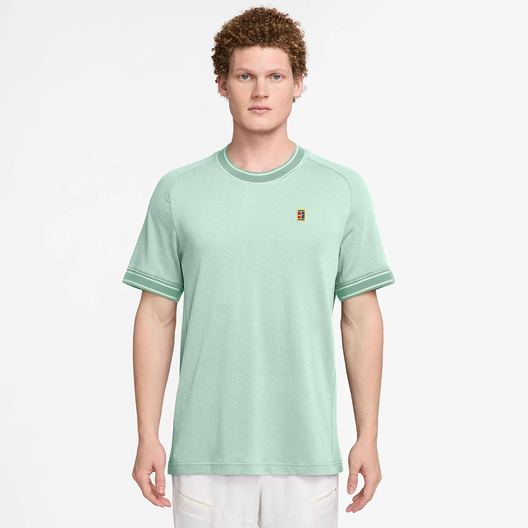 Nike Men's Heritage Court Short Sleeve - Barely Green - Image 2