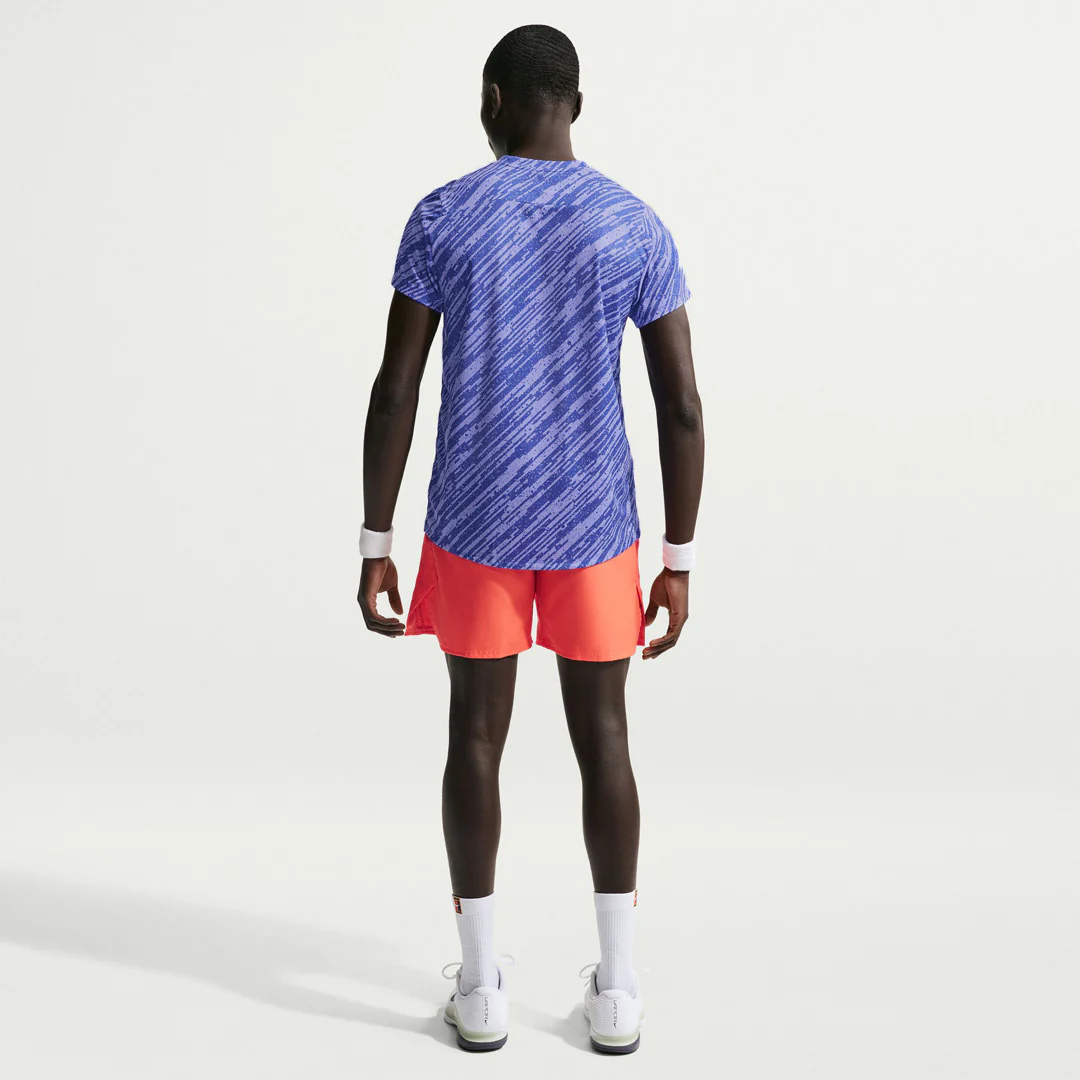 Nike Men's Victory Print Tee - Lapis/White - Image 2