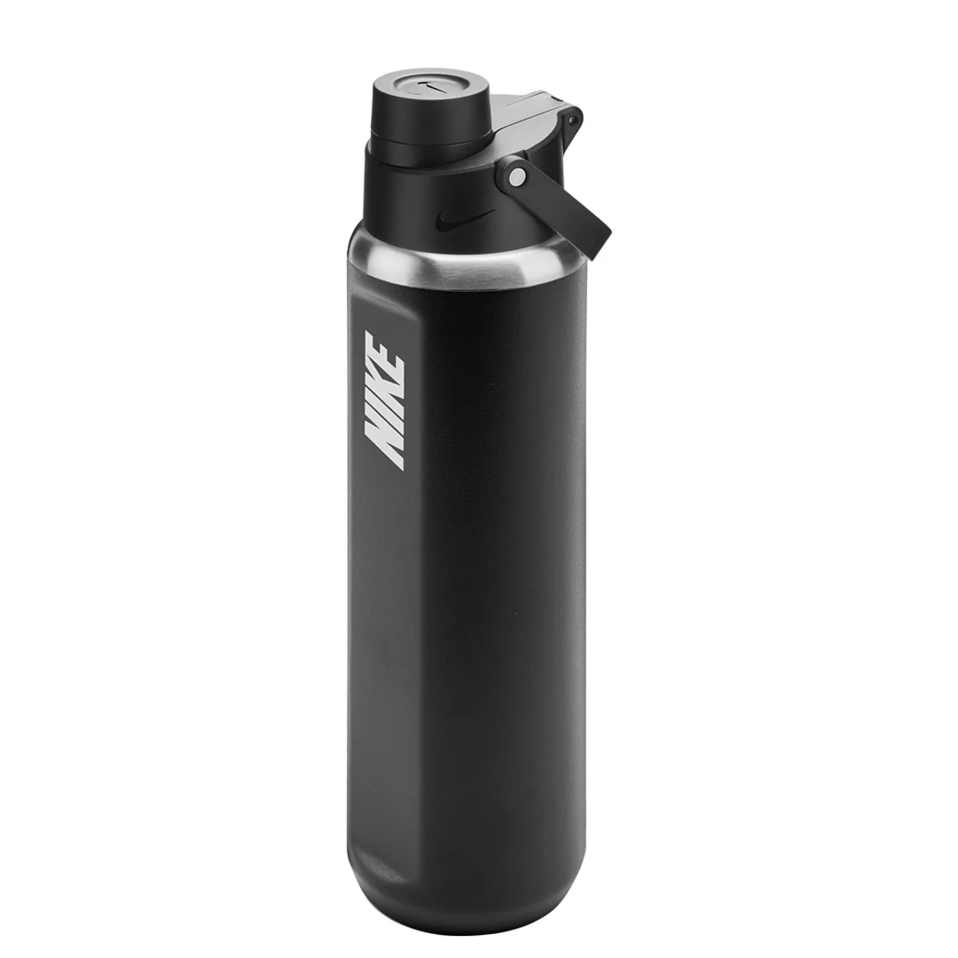 Nike Recharge Chug Stainless Steel Bottle 24oz - Black/White - Image 3