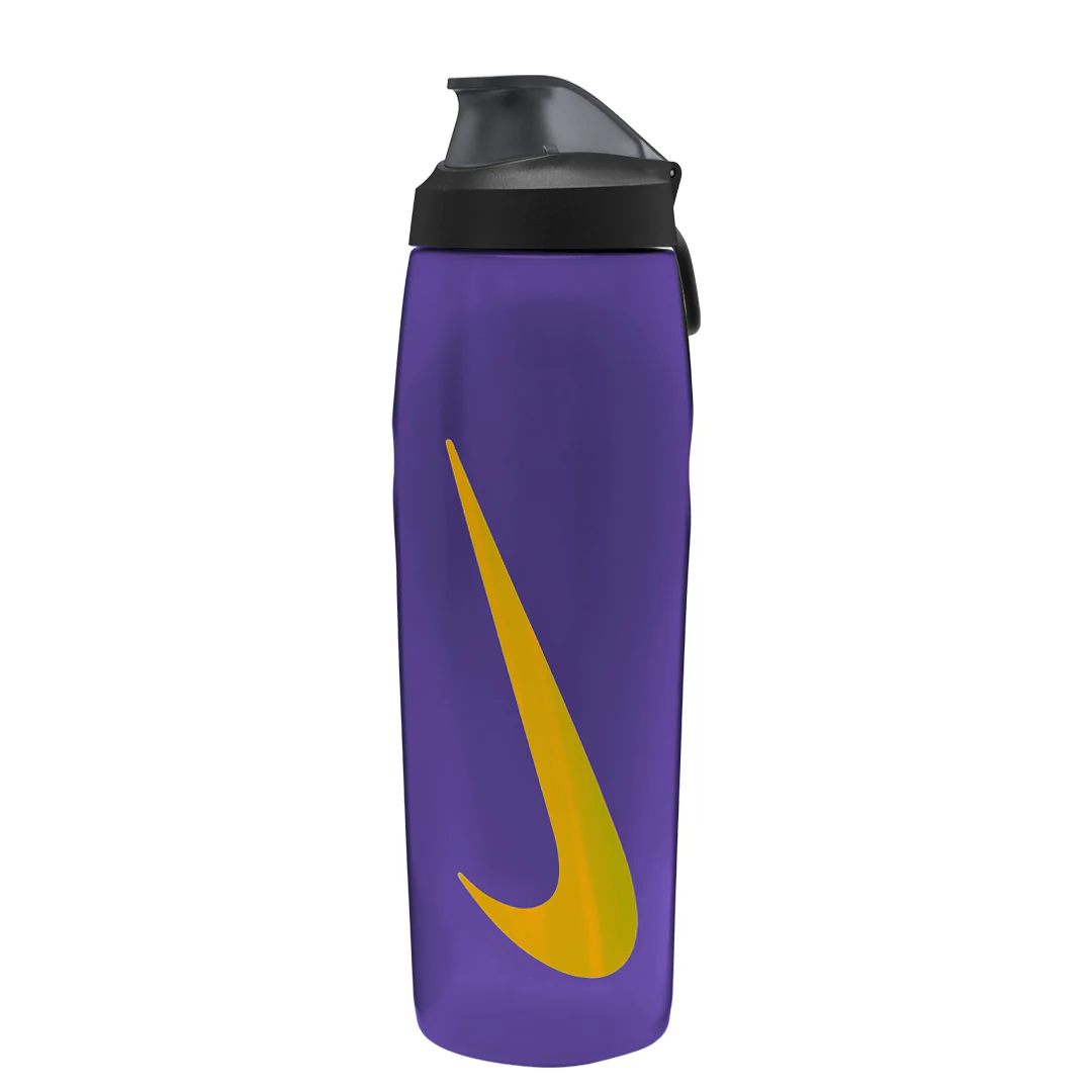 Nike Water Bottle Refuel Locking Lid 24oz - Grape/Gold