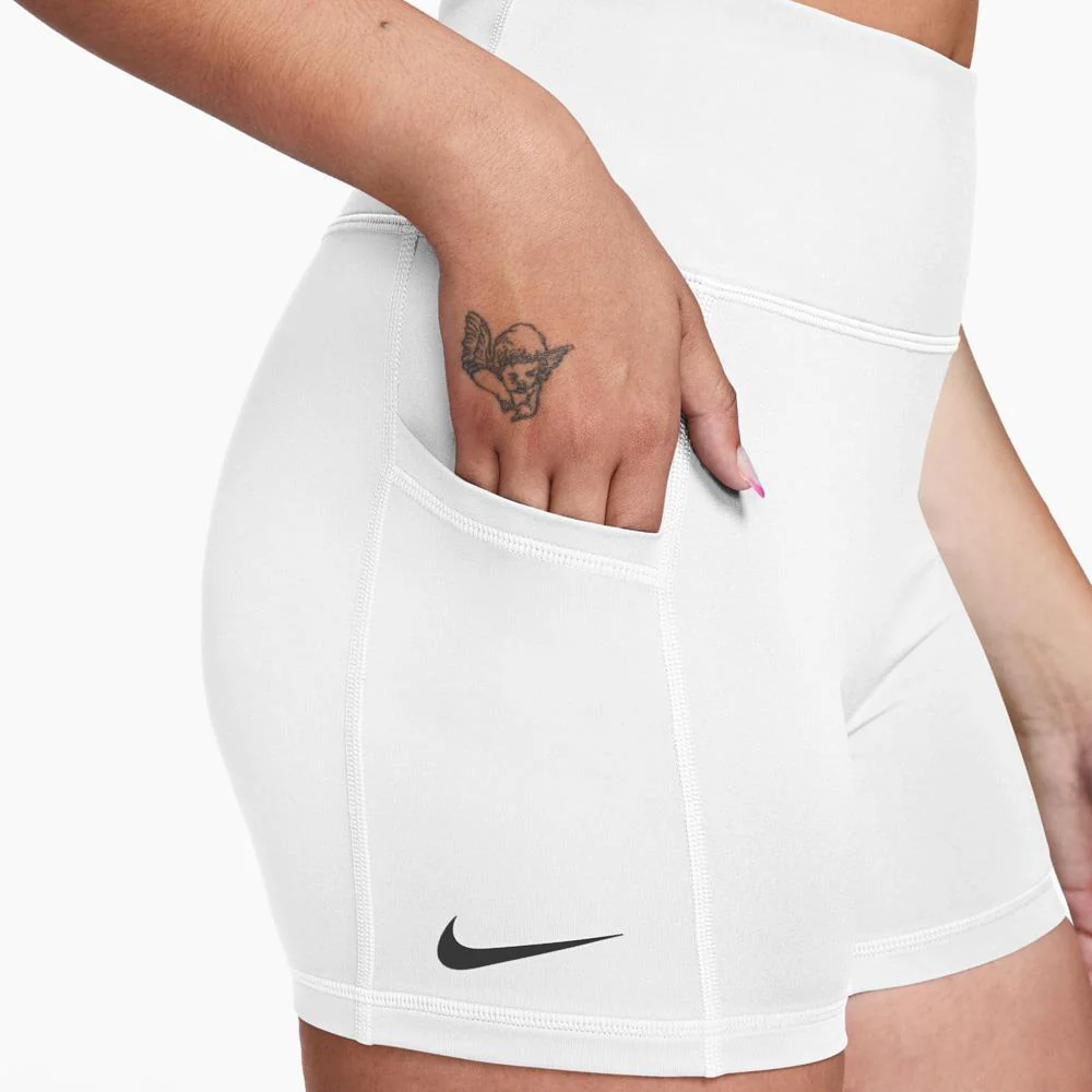 Nike Women's Advantage Ballshort - White - Image 4