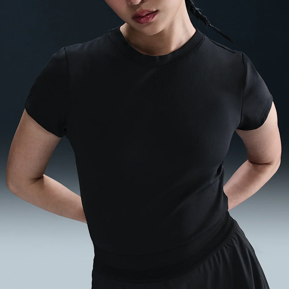 Nike Women's Advantage Short Sleeve - Black - Image 4