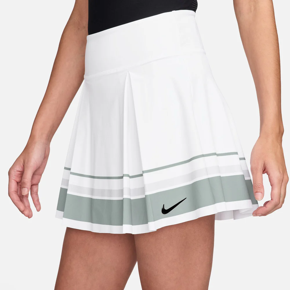 Nike Women's Advantage Striped Skirt - White - Image 4