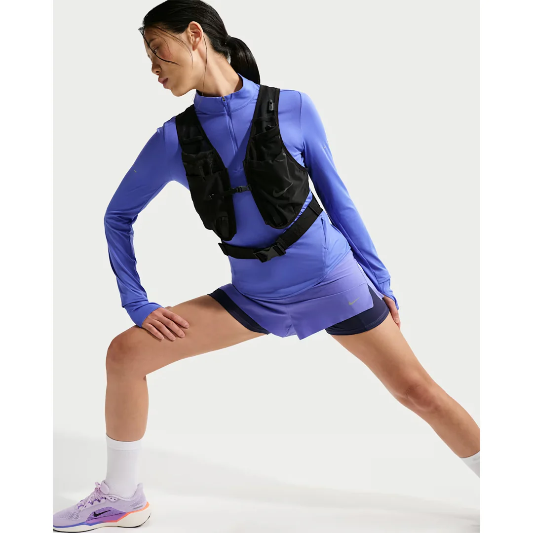 Nike Women's Swift 1/2 Zip Long Sleeve Top - Sapphire - Image 4