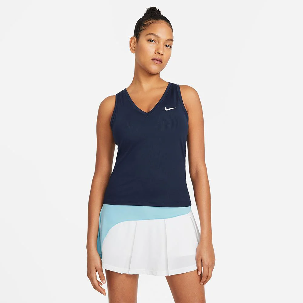 Nike Women's Victory Tank - Obsidian - Image 2