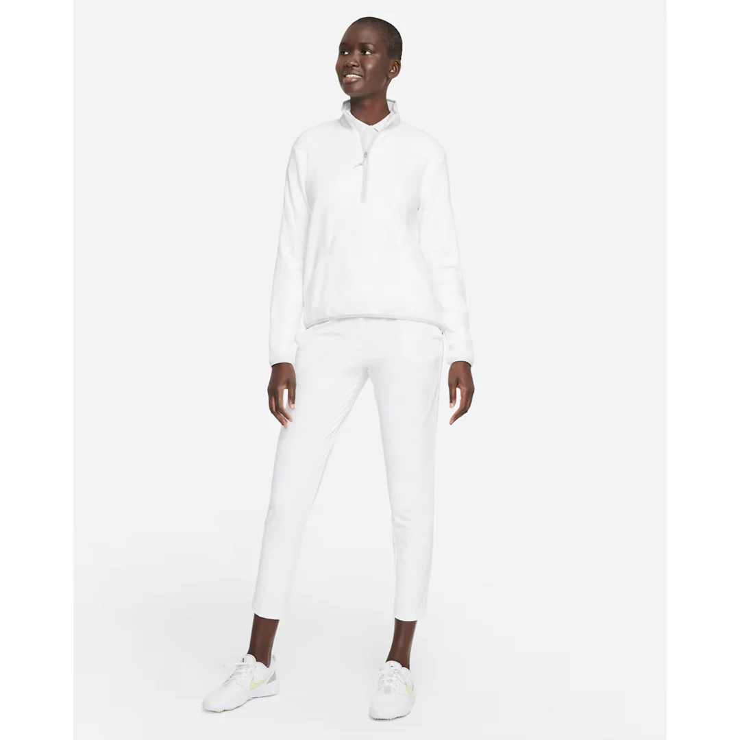 Nike Women's Victory Therma-Fit 1/2 Long Sleeve - White - Image 2