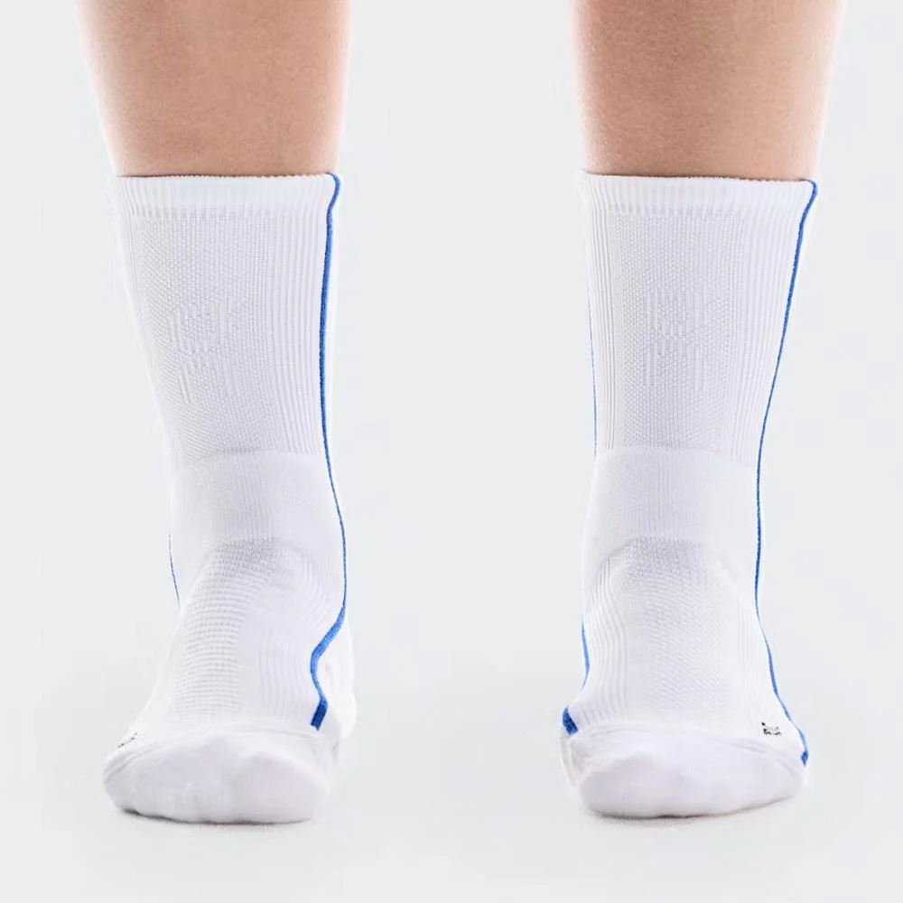 On Court High 1 Pack Socks - White/Indigo - Image 3