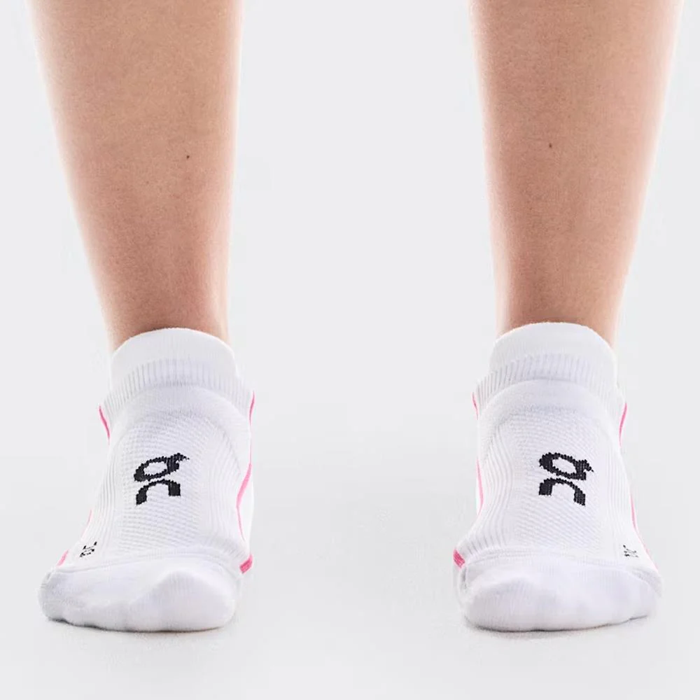 On Court Low Socks 1 Pack - White/Pink - Image 3