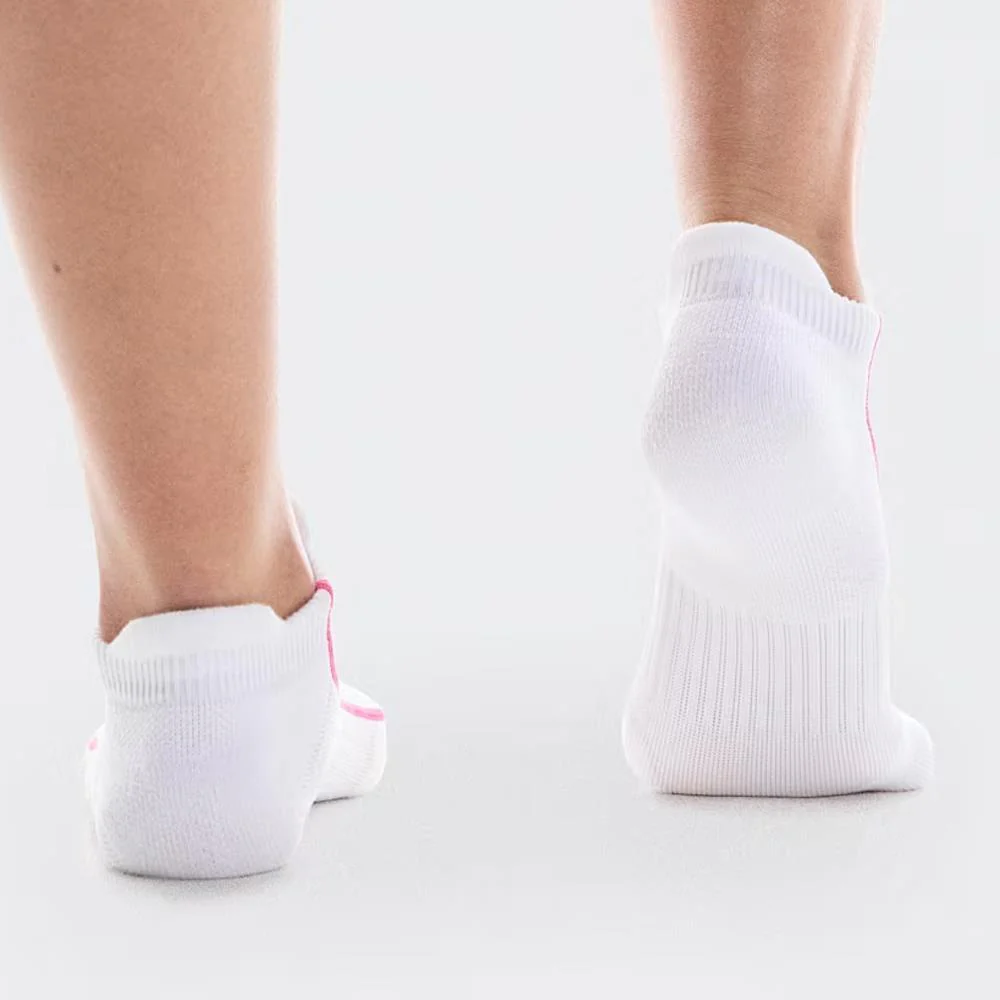 On Court Low Socks 1 Pack - White/Pink - Image 4