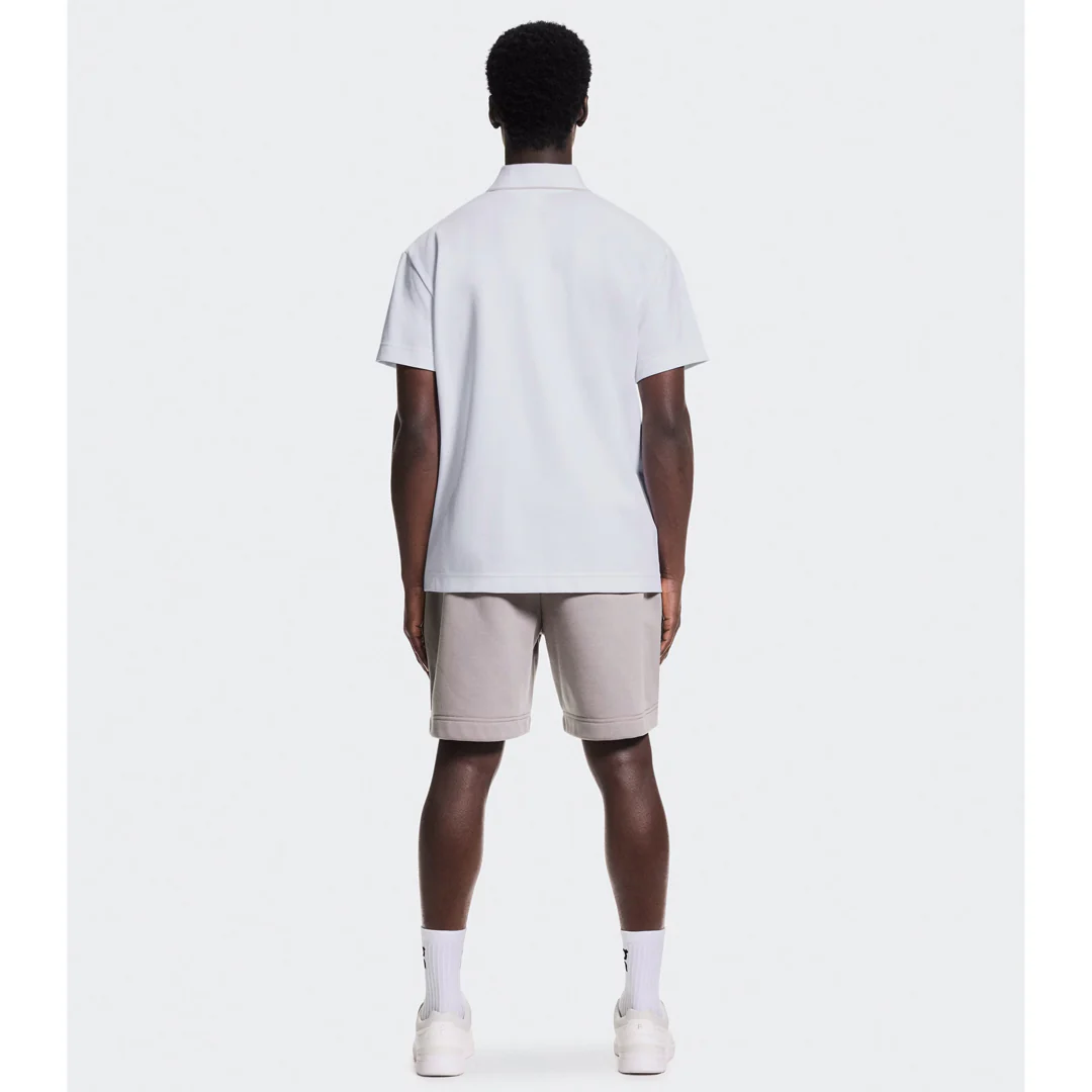 On Men's Courtside Polo - White/Sand - Image 3