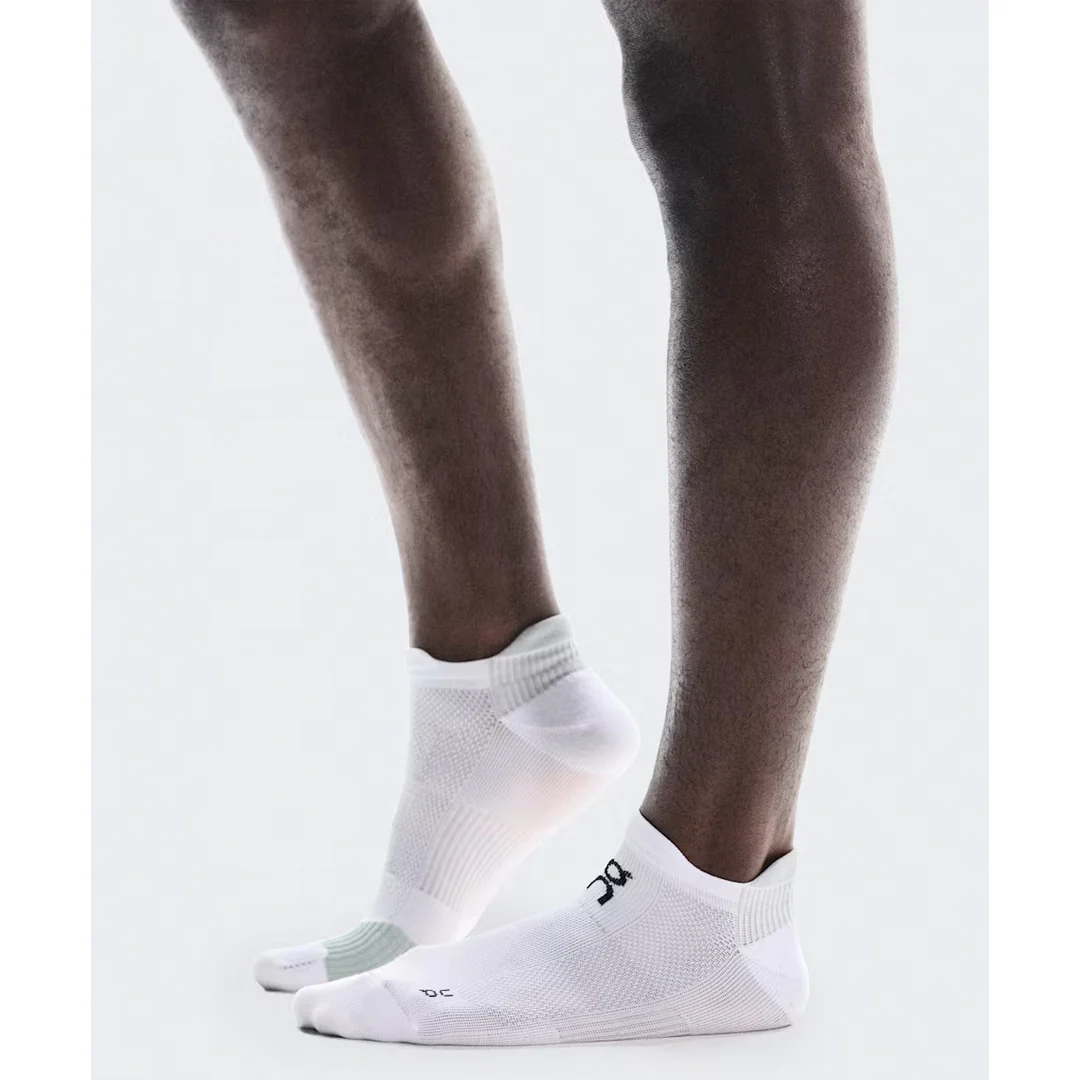 On Performance Run Low 1 Pack Socks - White/Glacier - Image 3