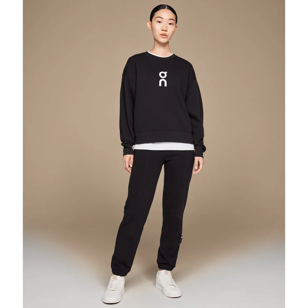 On Women's Club Crew Sweater - Black - Image 2