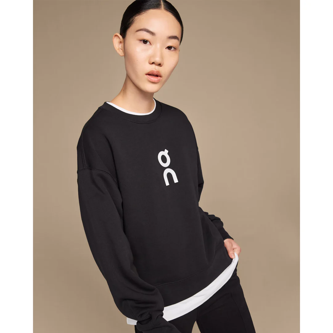 On Women's Club Crew Sweater - Black - Image 3