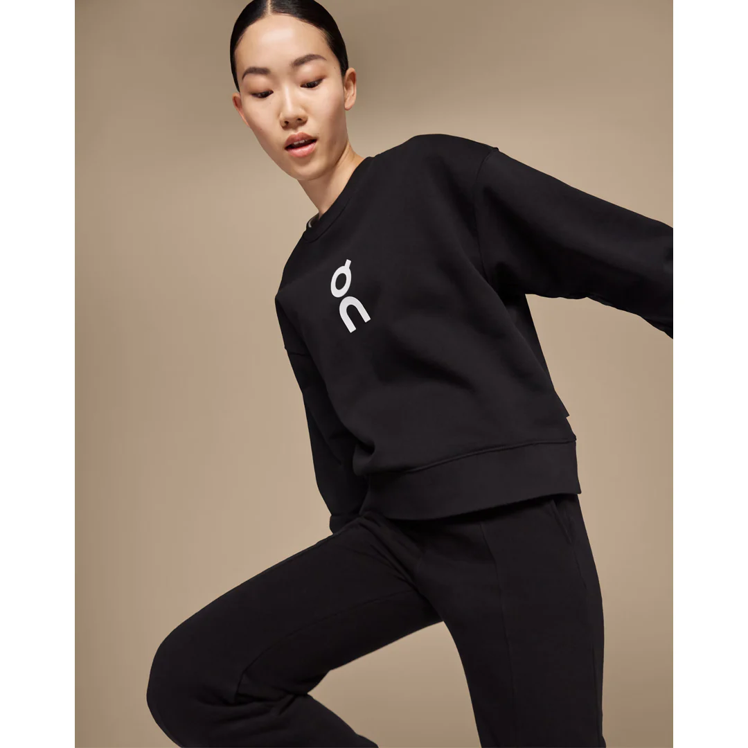 On Women's Club Crew Sweater - Black - Image 5