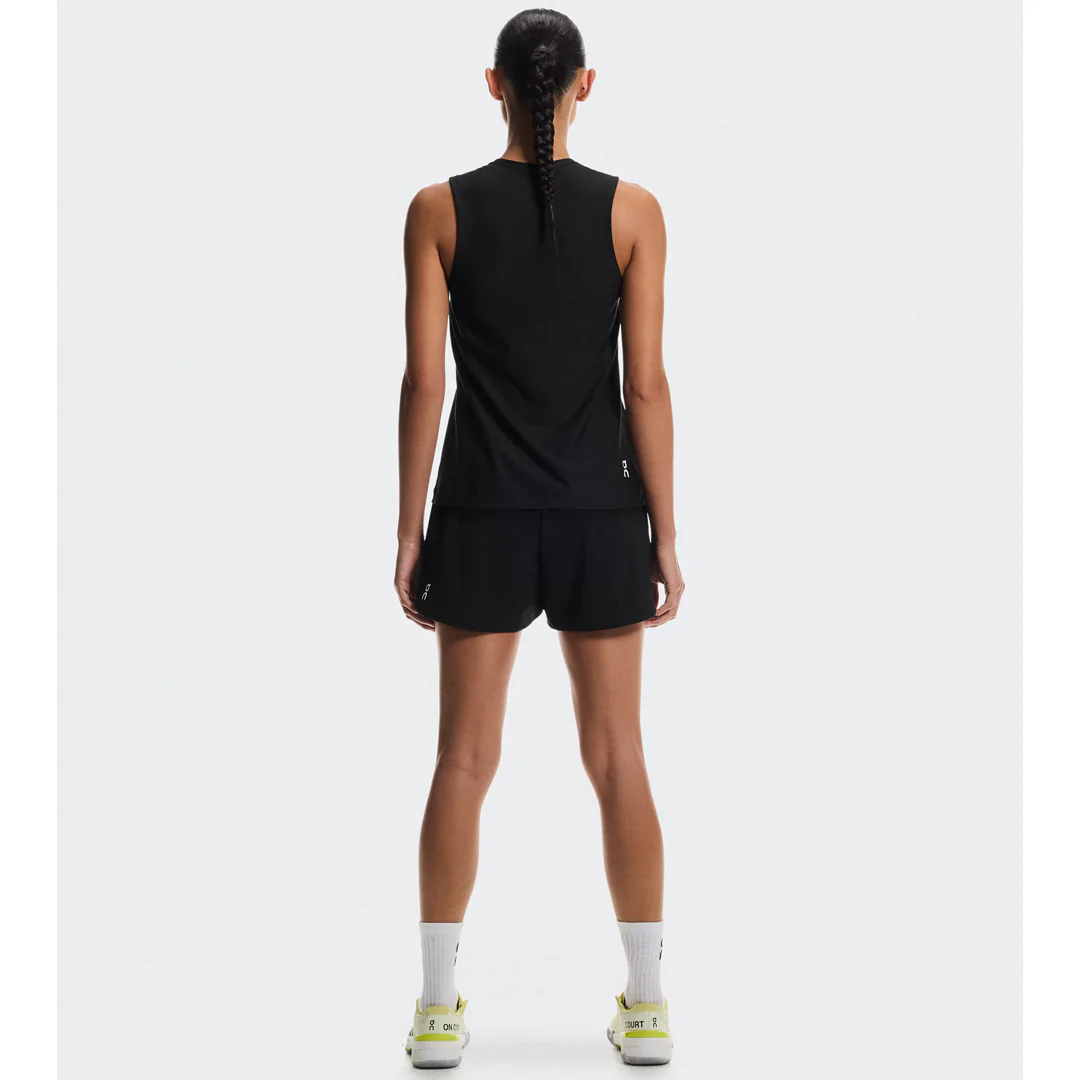 On Women's Court Tank - Black - Image 3