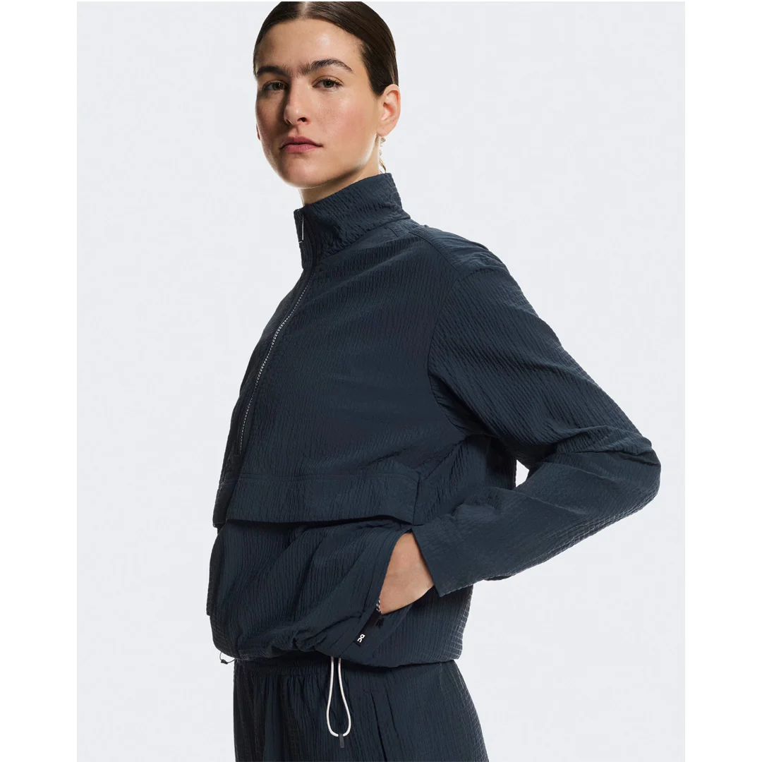 On Women's Courtside Eaze 1/2 Zip Jacket - Midnight - Image 4