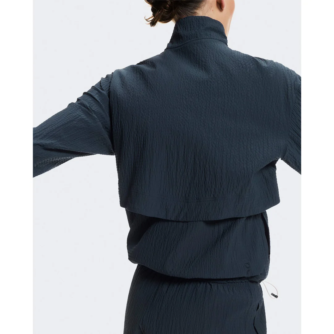 On Women's Courtside Eaze 1/2 Zip Jacket - Midnight - Image 5