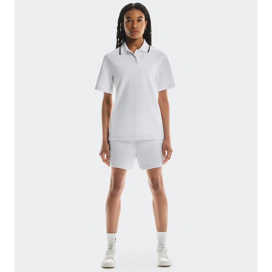 On Women's Courtside Polo - White - Image 2