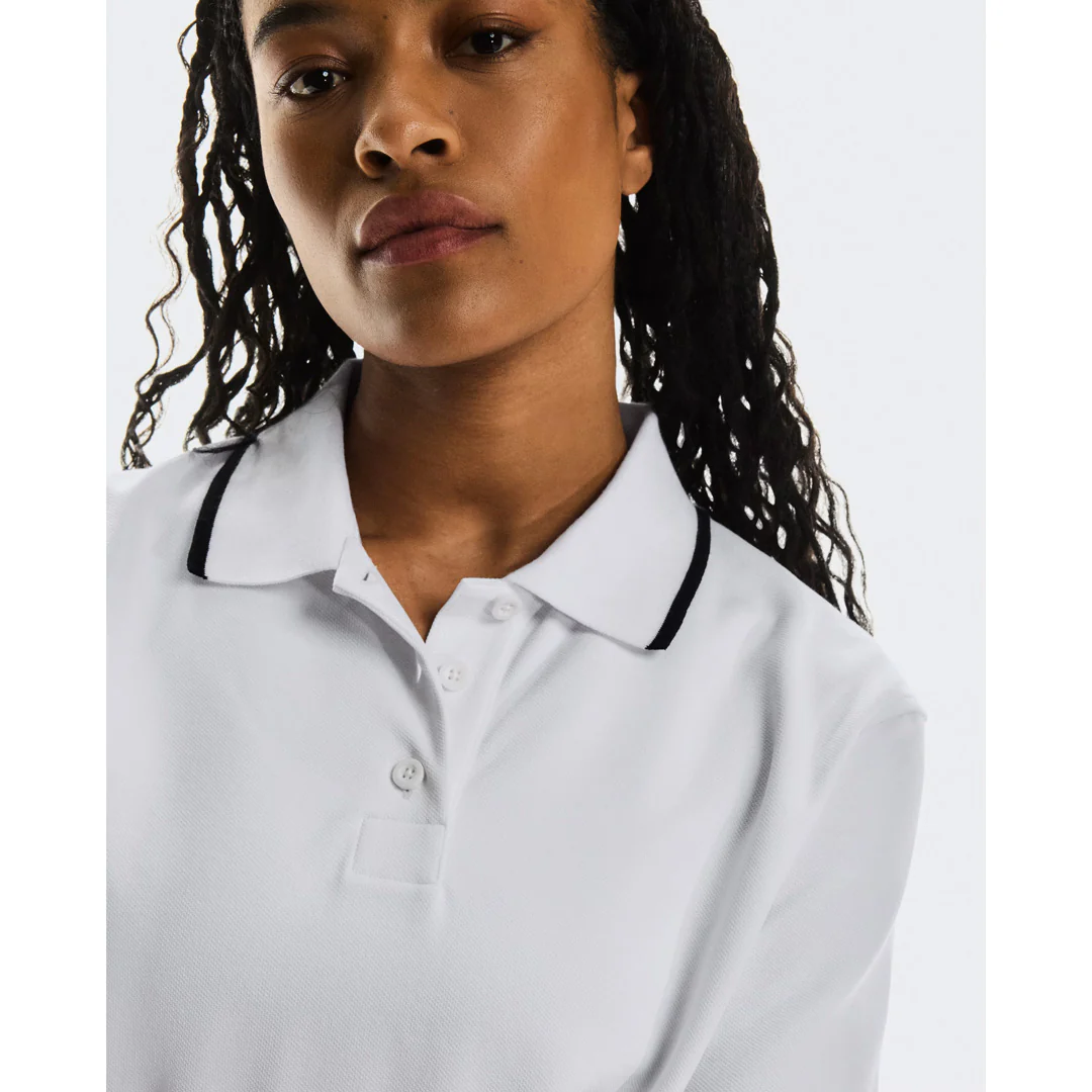 On Women's Courtside Polo - White - Image 5