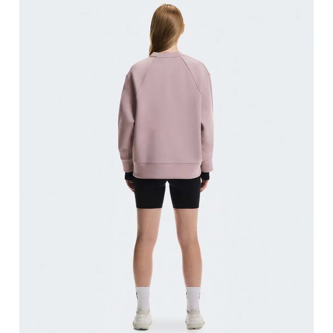 On Women's Focus Tech Crew Sweater - Heron - Image 3