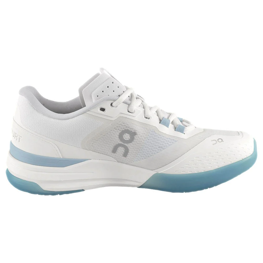 On Women's THE ROGER Advantage Pro - White/Chambray - Image 2