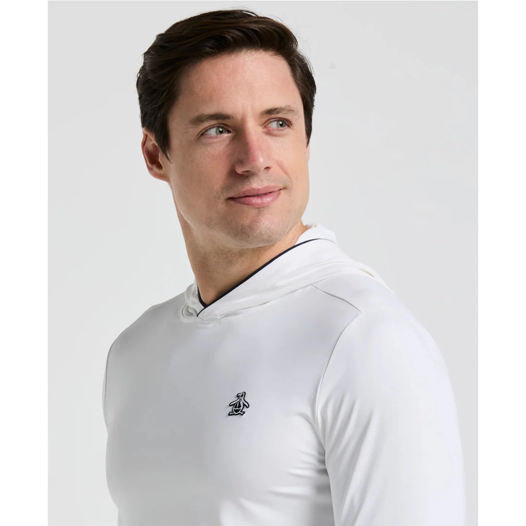 Penguin Men's Performance Earl Hoodie - Bright White - Image 4