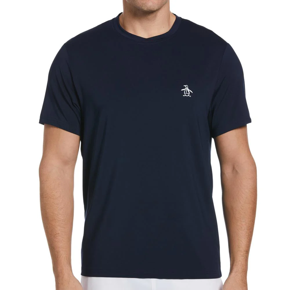 Penguin Men's Performance Solid Tee - Black Iris - Image 2