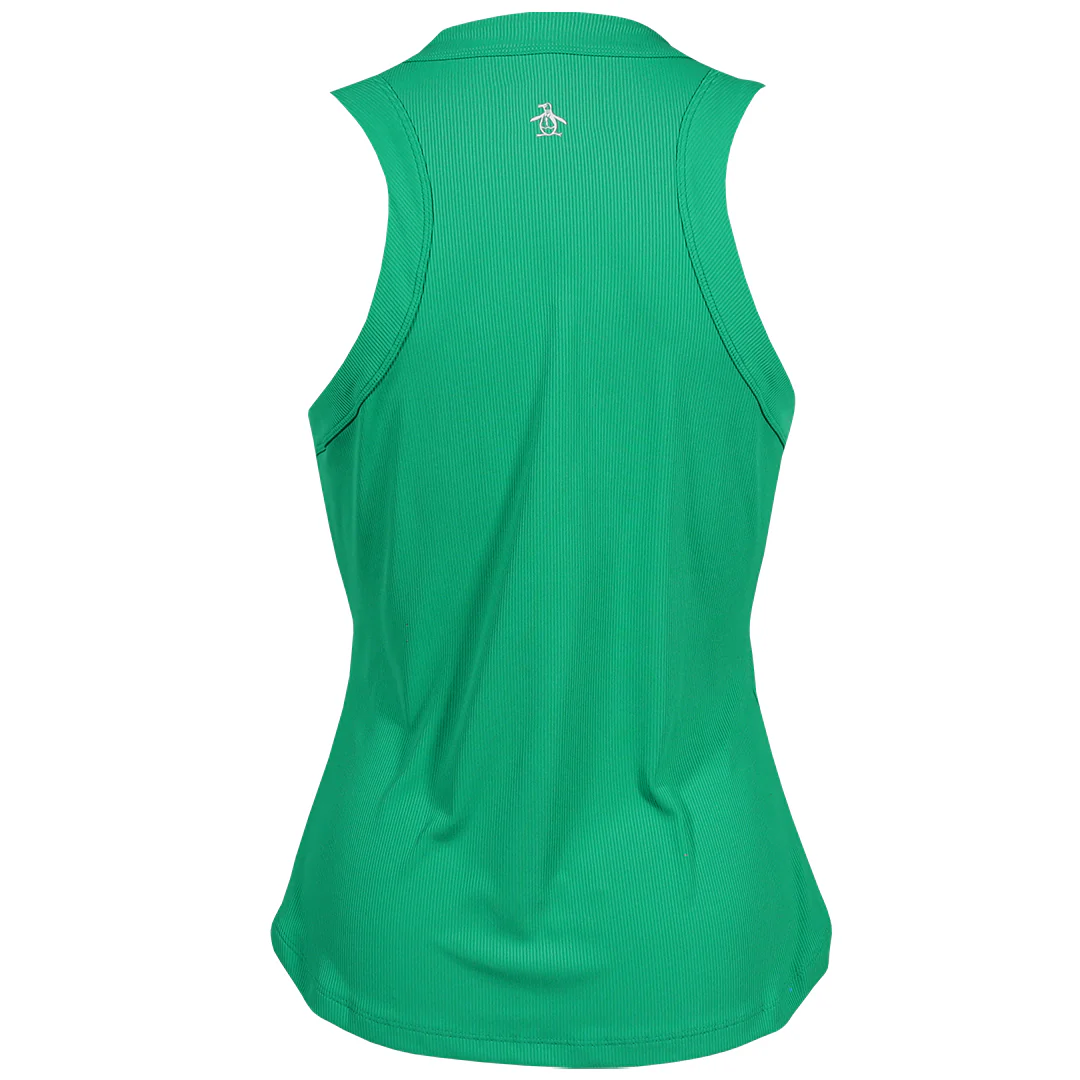 Penguin Women's Essentials Rib Tank - Emerald - Image 2