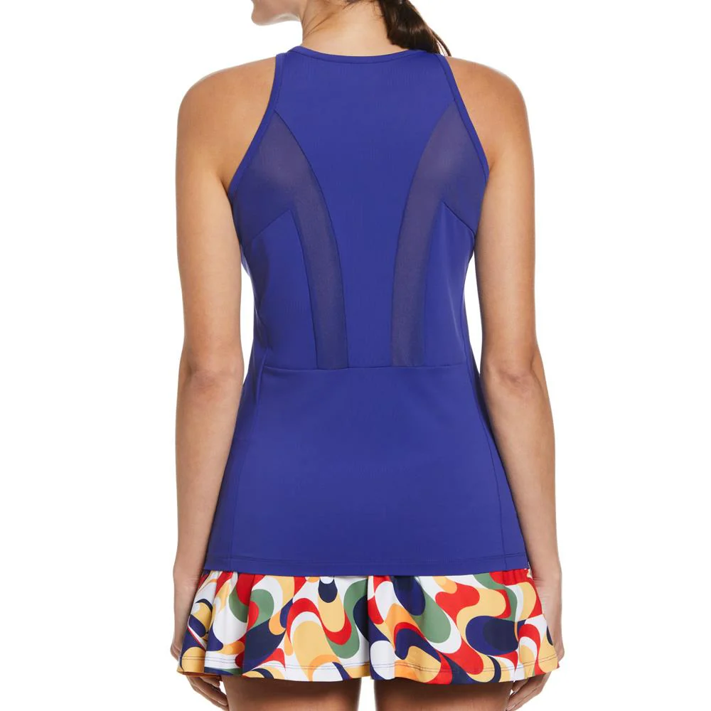 Penguin Women's Illusion Mesh Back Tank - Bluing - Image 3