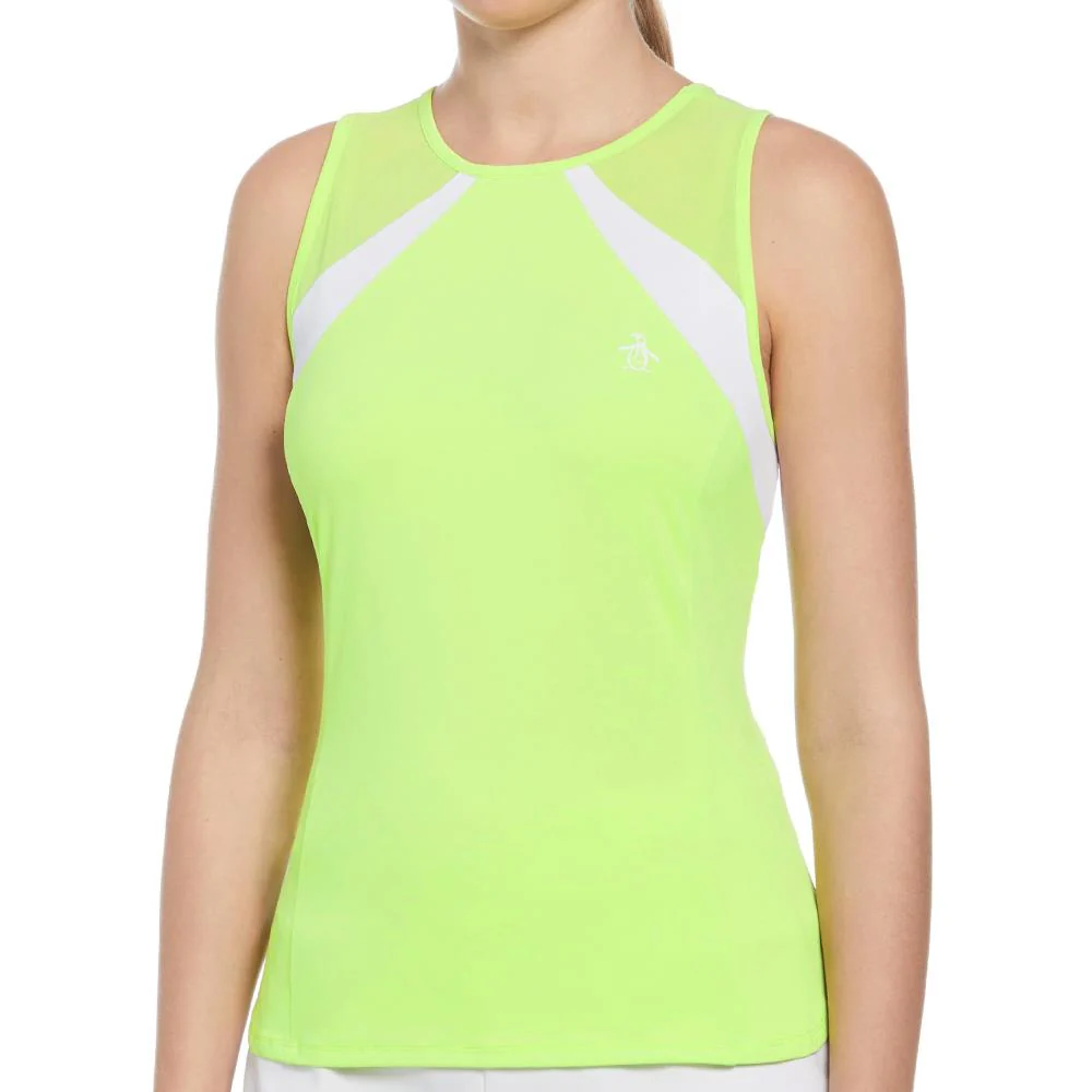 Penguin Women's Scoop Color Block Tank - Sharp Green - Image 3