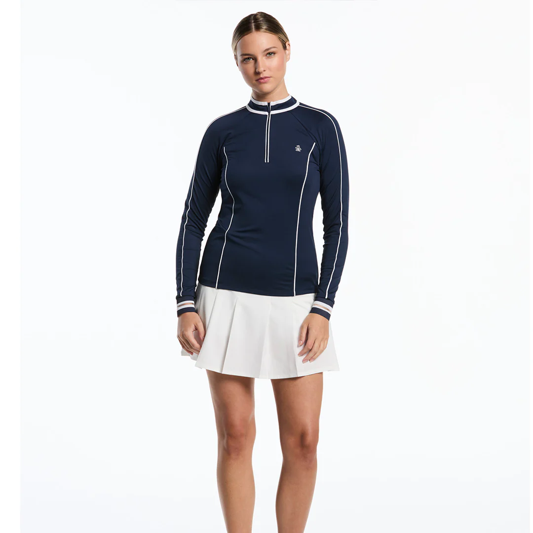 Penguin Women's Sun Protection Longsleeve - Black Iris - Image 5
