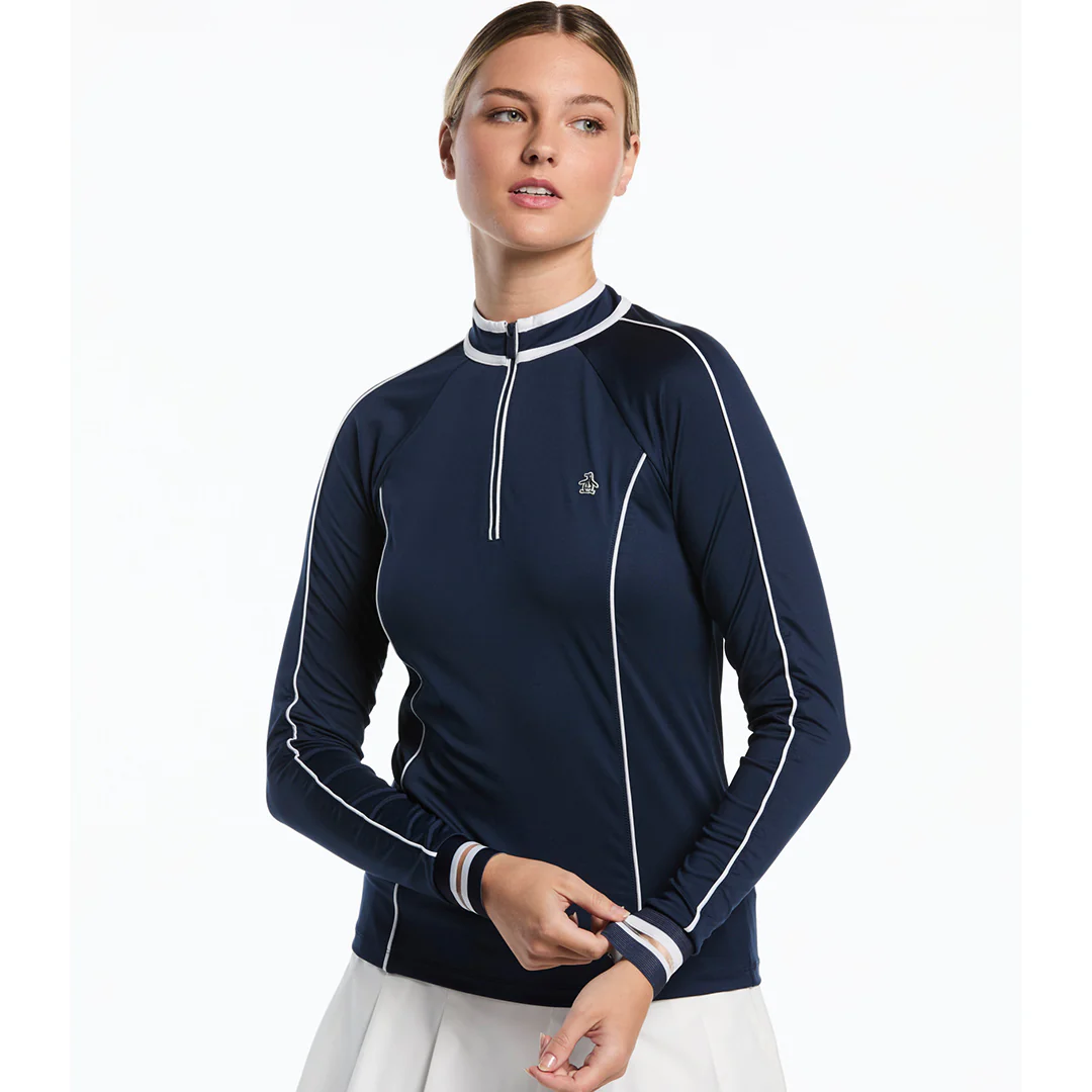 Penguin Women's Sun Protection Longsleeve - Black Iris - Image 6