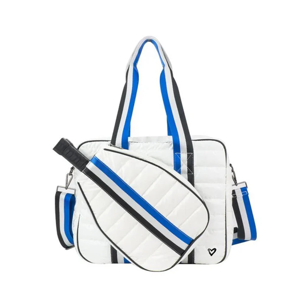 preneLOVE Pickleball Puffer Bag - White - Image 2