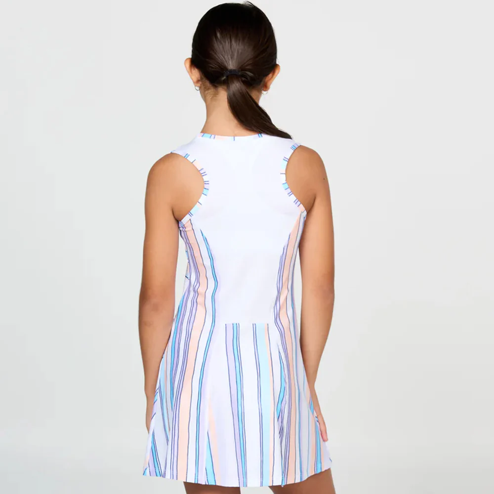 Sofibella Girls Fun Stripes Dress - Fun Stripes Multi Colour - Image 5