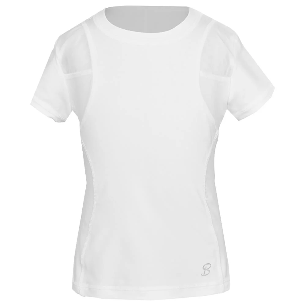 Sofibella Girls Club Lux Short Sleeve Top - White