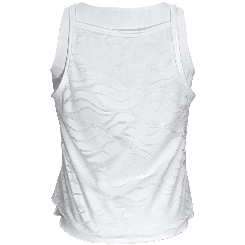 Sofibella Girls Miami Overlay Tank - White - Image 2