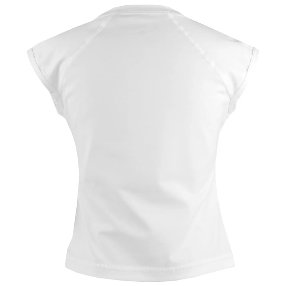 Sofibella Girls UV Colors Cap Sleeve Tee - White - Image 2