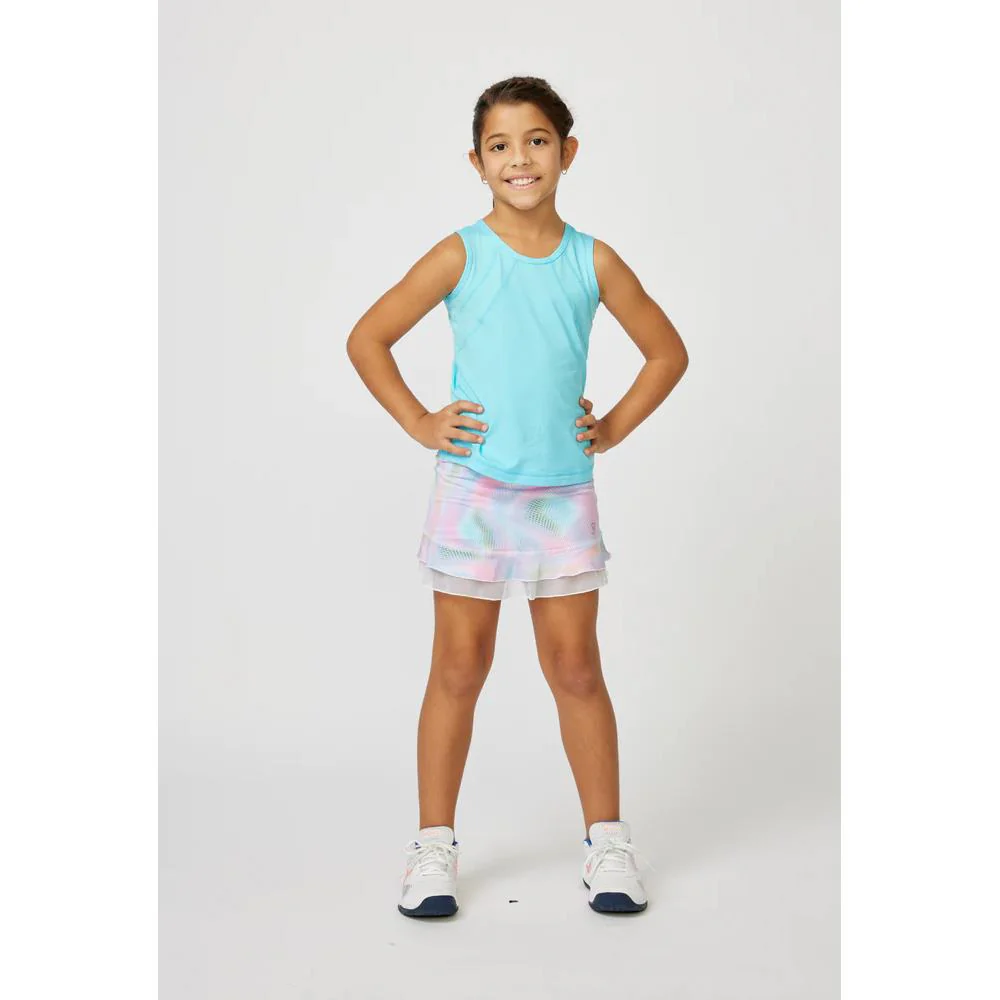 Sofibella Girls UV Colors Ruffle Skort - Active Twirl - Image 3