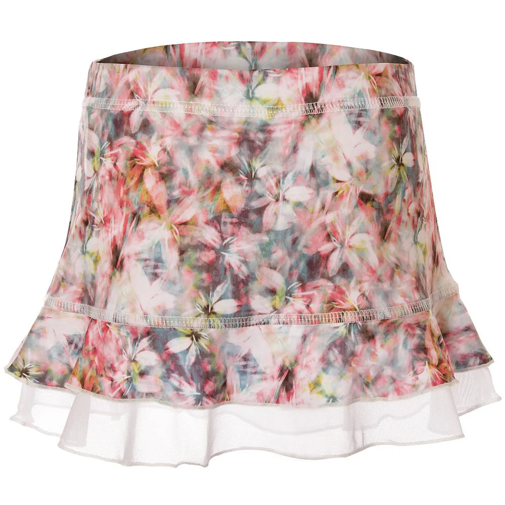 Sofibella Girls UV Colors Ruffle Skort - Blossom Print