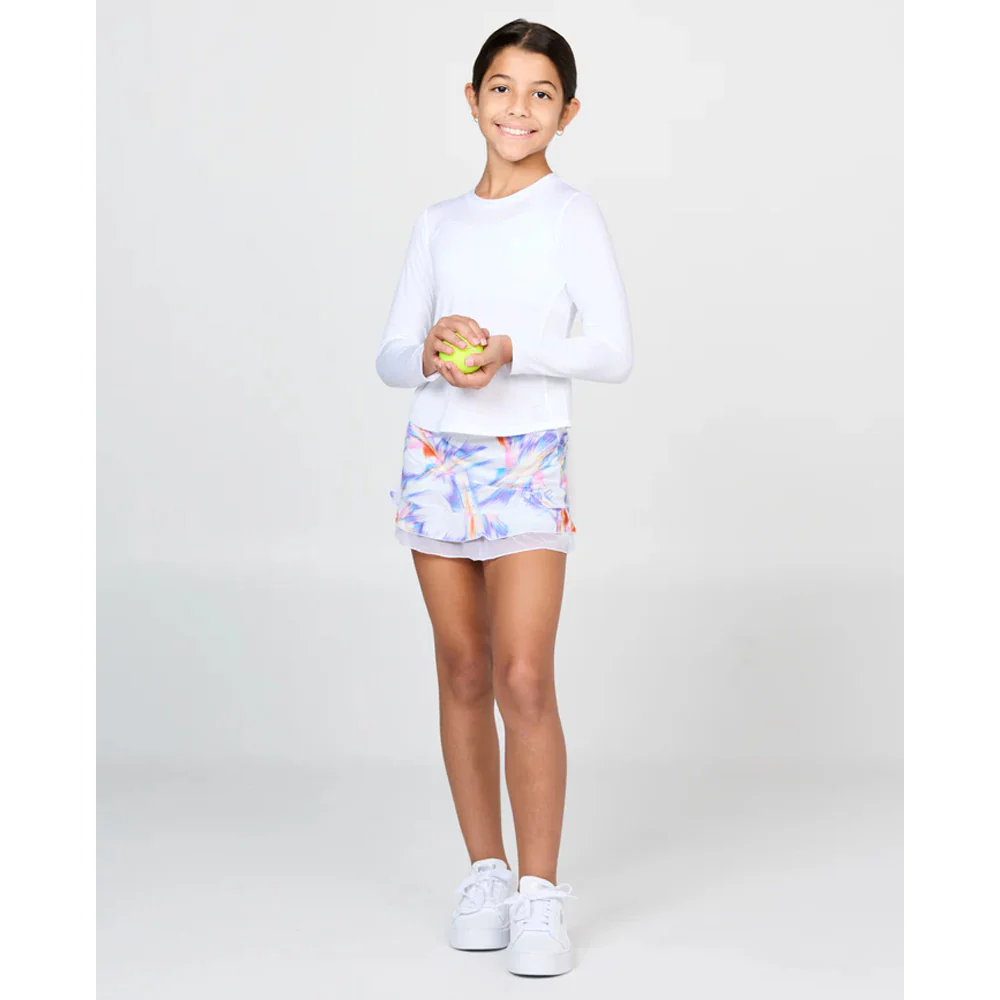 Sofibella Girls UV Colors Ruffle Skort - Magic Rays - Image 3