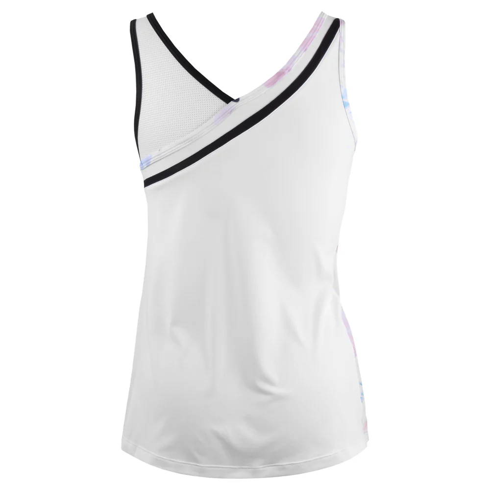 Sofibella Women's Flora Lux 25" Tank - White/Peonies - Image 2