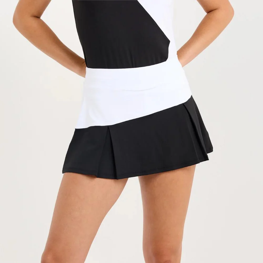 Sofibella Women's Monochrome 13" Skirt - White/Black - Image 3