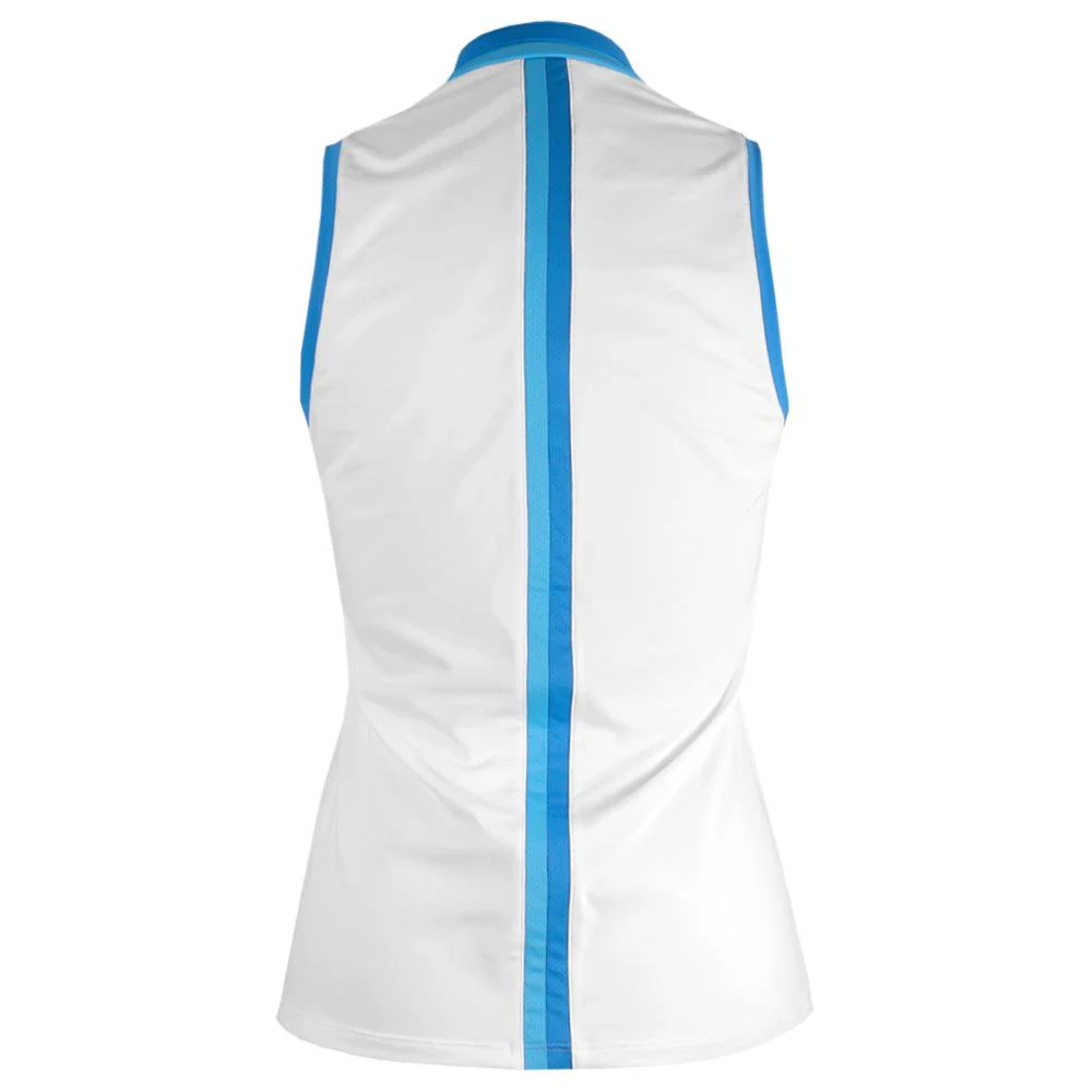 Sofibella Women's New Wave Sleeveless Top - White/Blue - Image 2