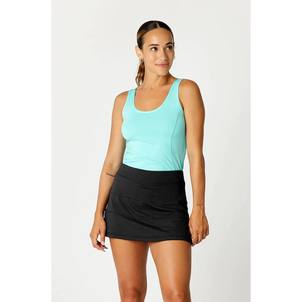Sofibella Women's UV Colors 14" Skort - Black - Image 3
