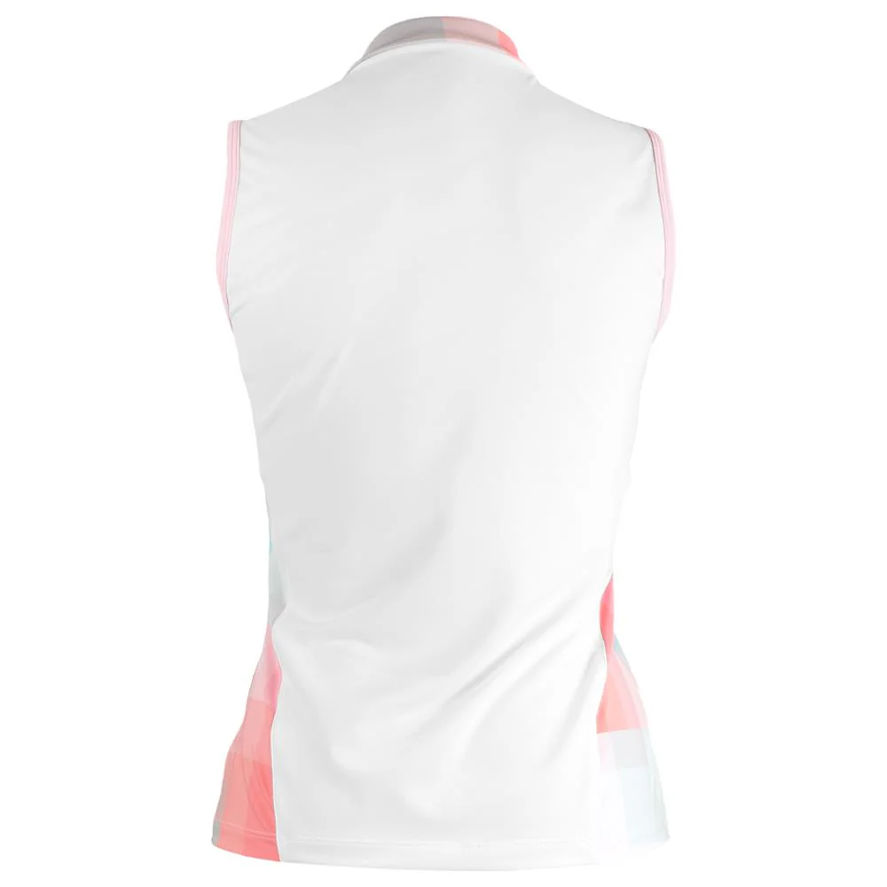 Sofibella Women's Shades of Pink Sleeveless Top - White/Multi - Image 2