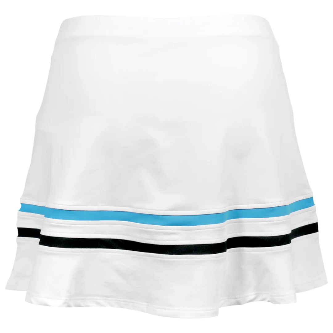 Sofibella Women's Style Icons 14" Skort - White/Electric Blue - Image 2