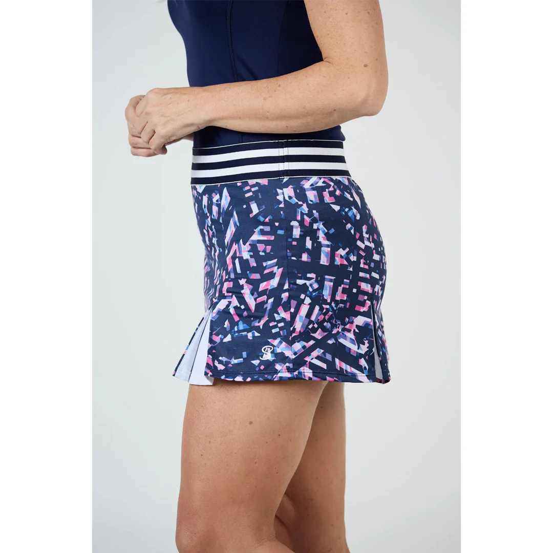 Sofibella Women's UV Colors 13" Skort - Chabli Geo - Image 5
